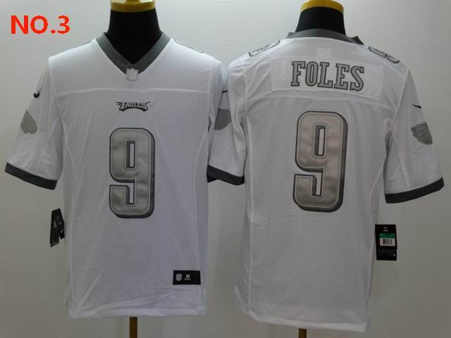 Men's Philadelphia Eagles #9 Nick Foles Jersey NO.3;